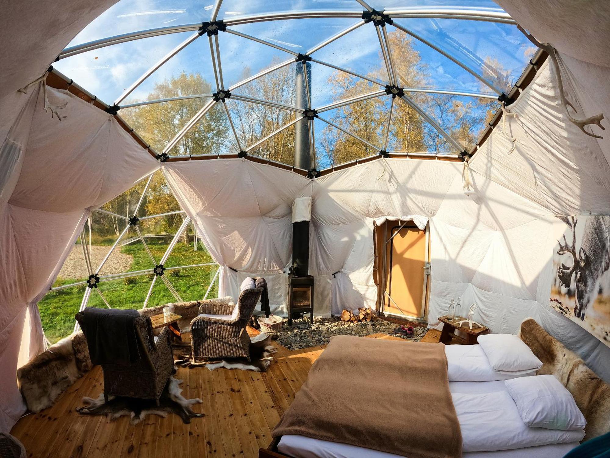 Отель Wild Caribou Dome Лаксэльв Экстерьер фото